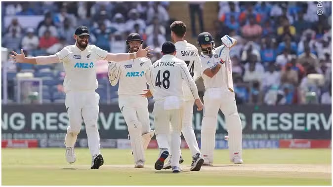 IND vs NZ Score: भारत पर हार का खतरा, जीत से तीन कदम दूर न्यूजीलैंड, सरफराज के बाद सुंदर भी आउट
