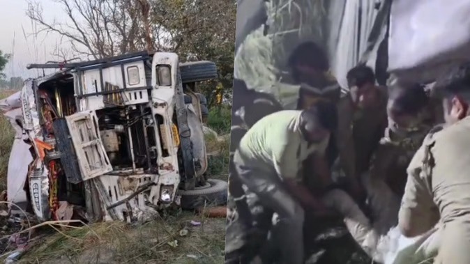 Horrific Accident in Hapur