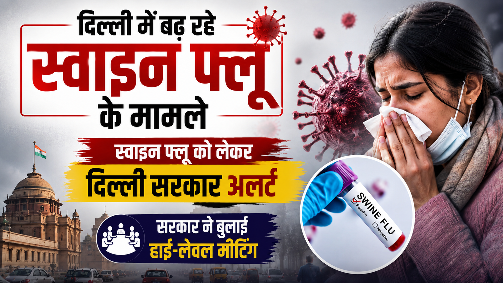 Delhi Swine Flu Cases